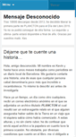 Mobile Screenshot of mensajedesconocido.com